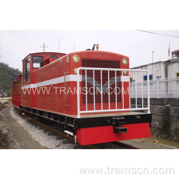 Ancient Internal combustion Track Train for sightseeing